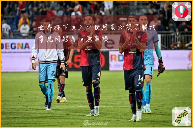 世界杯下注入口使用前必须了解的常见问题与注意事项
