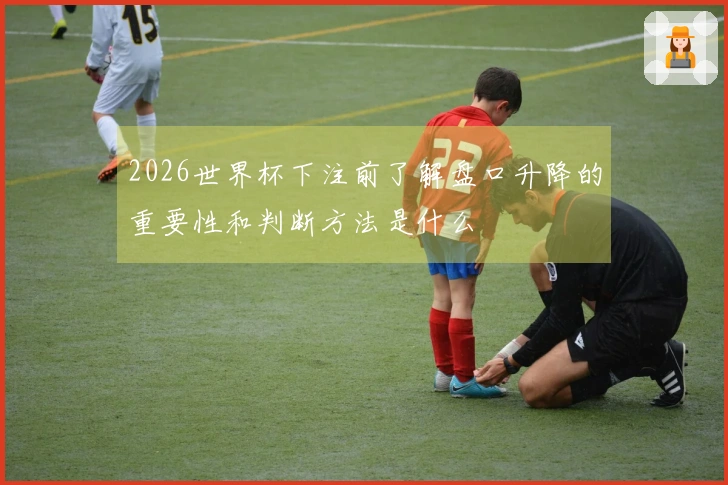 2026世界杯下注前了解盘口升降的重要性和判断方法是什么